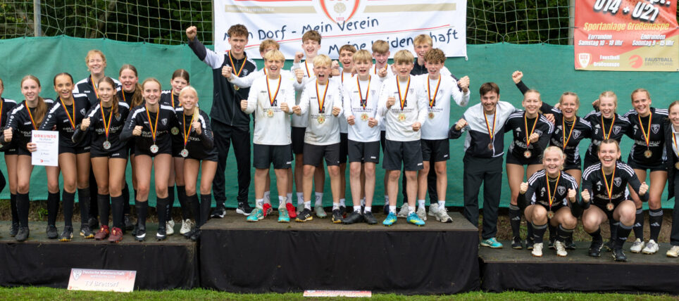 DM in Großenaspe: Gold, Silber und Bronze für TVB-Teams