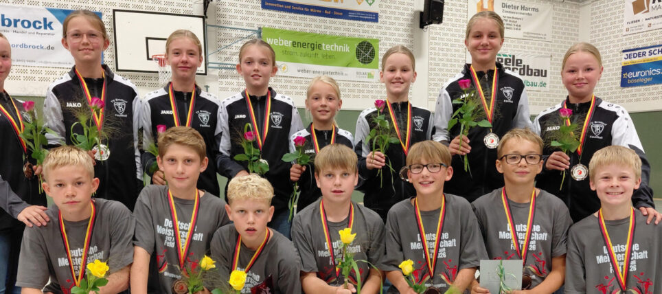 U12-Teams holen zwei weitere DM-Medaillen nach Brettorf